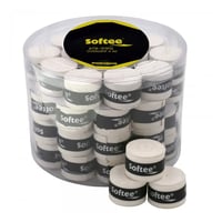 Tarro de overgrips Soft branco para pás de pádel: Excelente agarre e controlo (60 unidades)